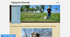 Desktop Screenshot of highpointkennels.com